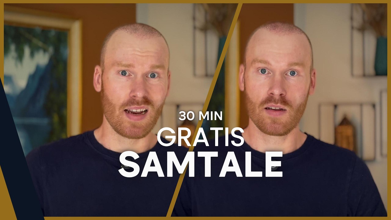 30 min gratis samtale — video fra YouTube-kanalen til Egeland Coaching
